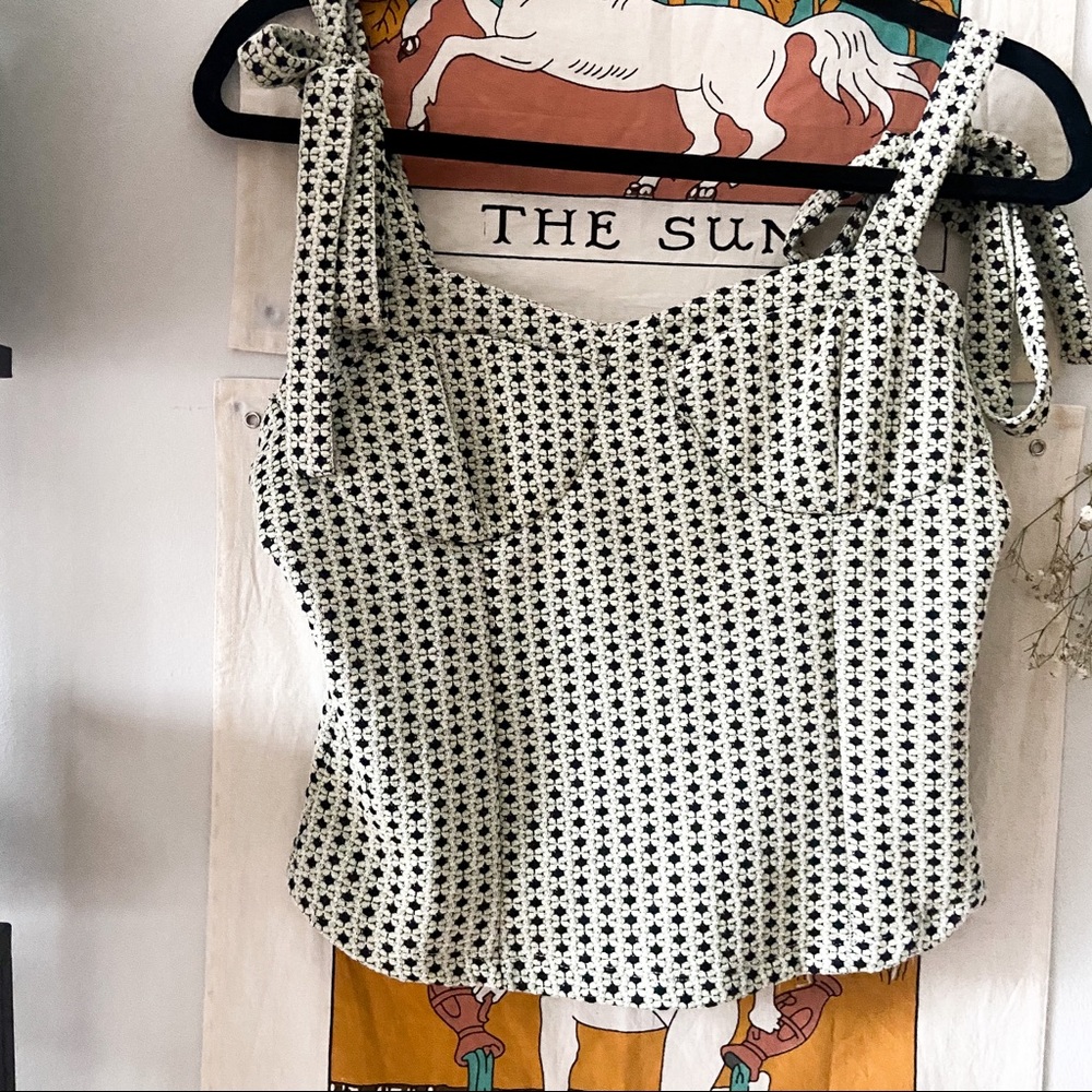 Corset style tank FREE PEOPLE NWT